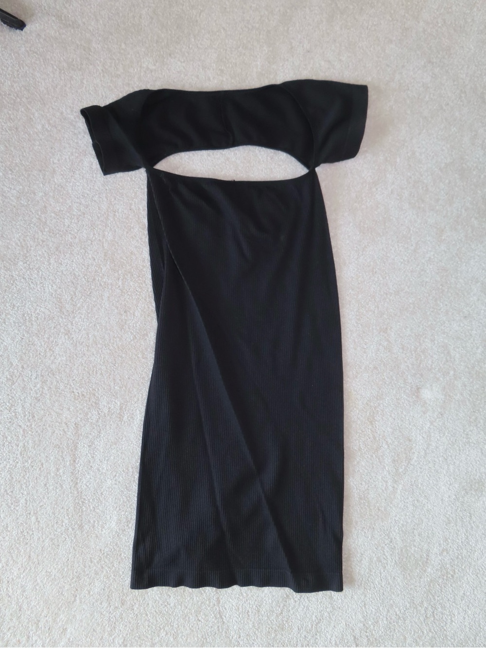 PrettyLittleThing Black Mini Dress with Cutout